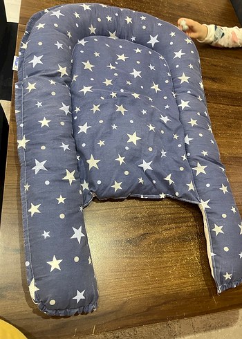 Yıldız Desenli Bebek Uyku Yastığı - Görsel 7