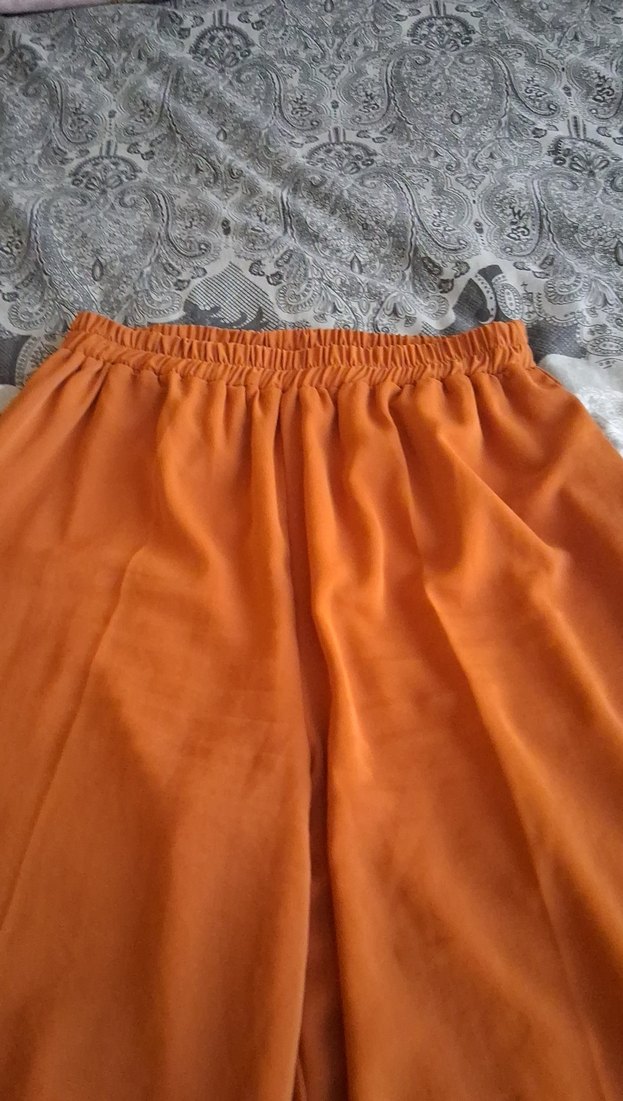 Kadın Rahat Kesim Uzun Kumaş Pantolon - Görsel 4