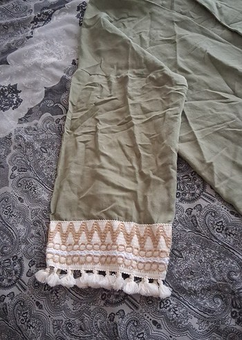 Uzun Kollu Bohem Nakışlı Kadın Kimono - Görsel 3