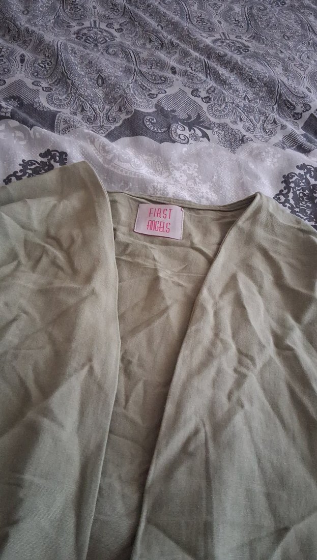 Uzun Kollu Bohem Nakışlı Kadın Kimono - Görsel 4