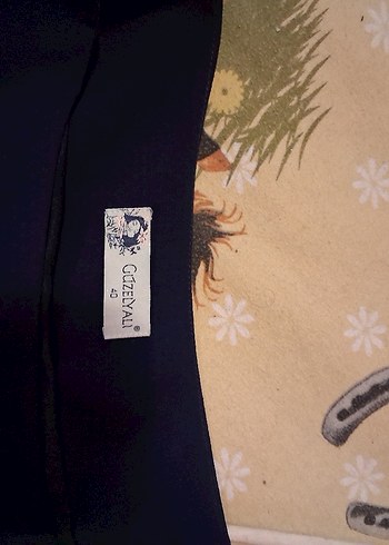 Drapeli Siyah Midi Kalem Etek - Görsel 3