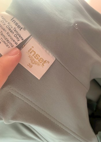 m Beden Uzun V Yaka Drapeli Kadın Abiye Elbise