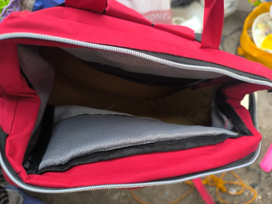 Kırmızı Bebek Bakım Çantası - Görsel 4