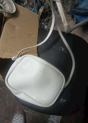 Minimalist Beyaz Deri Kadın Çanta