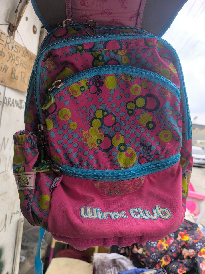 Renkli Pembe Çocuk Okul Çantası - Görsel 2