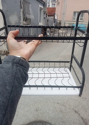 Siyah Metal bulaşıklık - Görsel 2