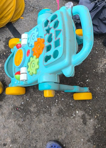 Renkli Turkuaz Bebek Yürüteci - Görsel 3