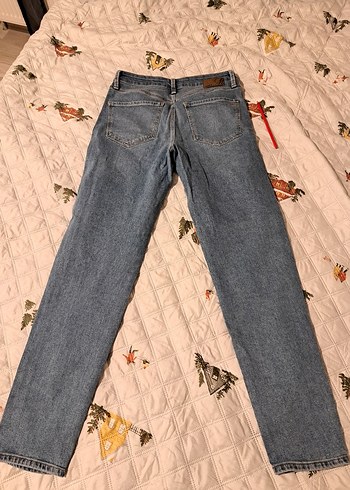 Mavi Midi Boy Kadın Denim mom Jean - Görsel 2