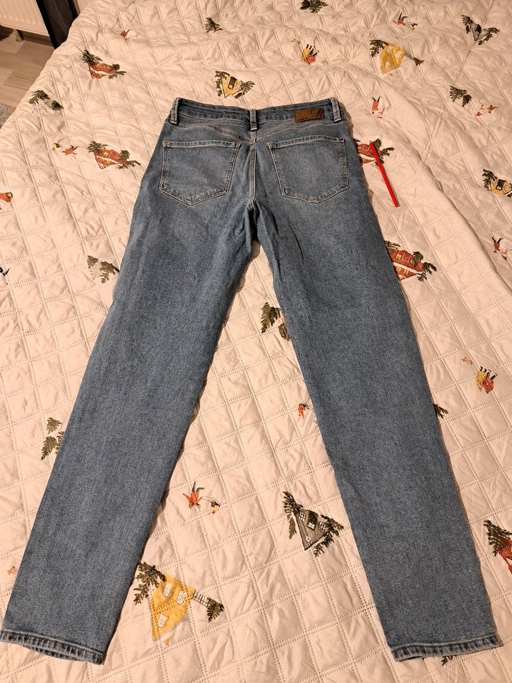 Mavi Midi Boy Kadın Denim mom Jean - Görsel 2