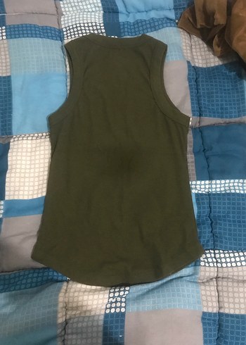 Kadın Haki Yüksek Yakalı Atlet - Görsel 2