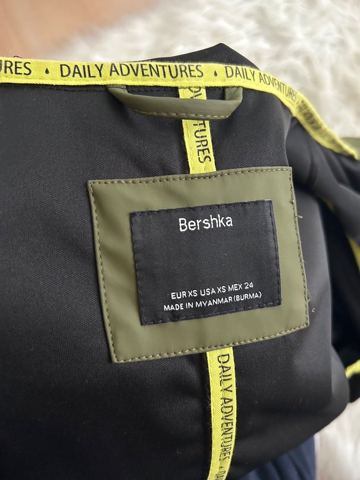 Kadın Haki Midi Boy Düğmeli Yağmurluk - Görsel 4