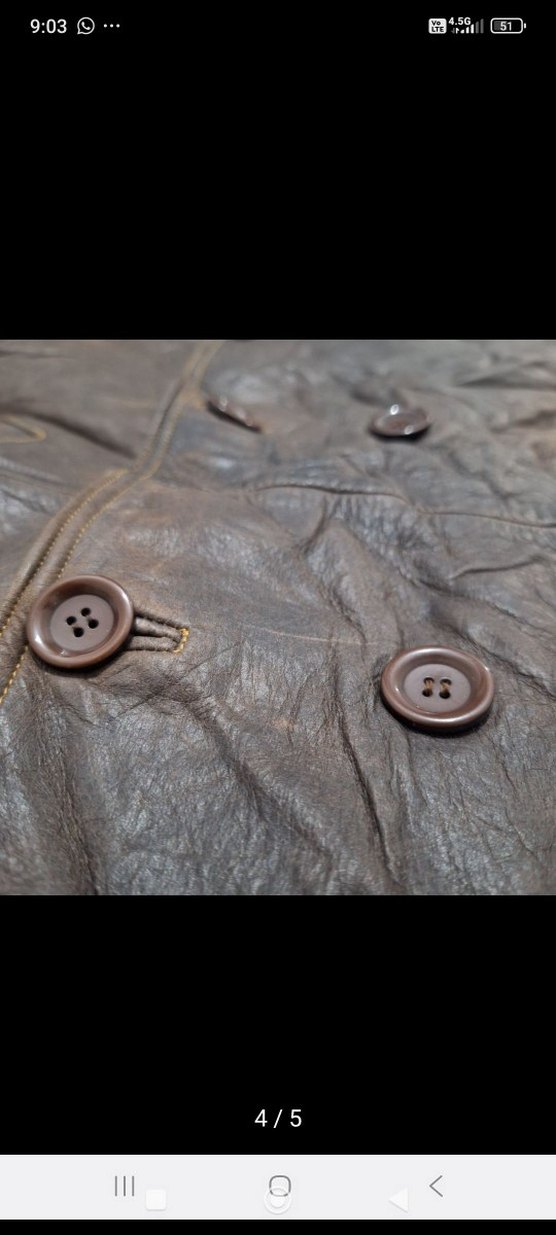 GİORGİO ARMANİ Orjinal Deri Erkek Ceket - Görsel 5