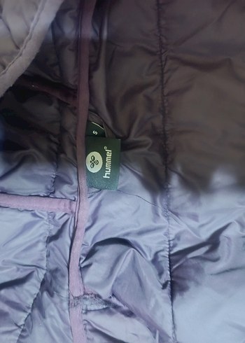 Mor Kapüşonlu Kadın Kışlık Mont - Görsel 5