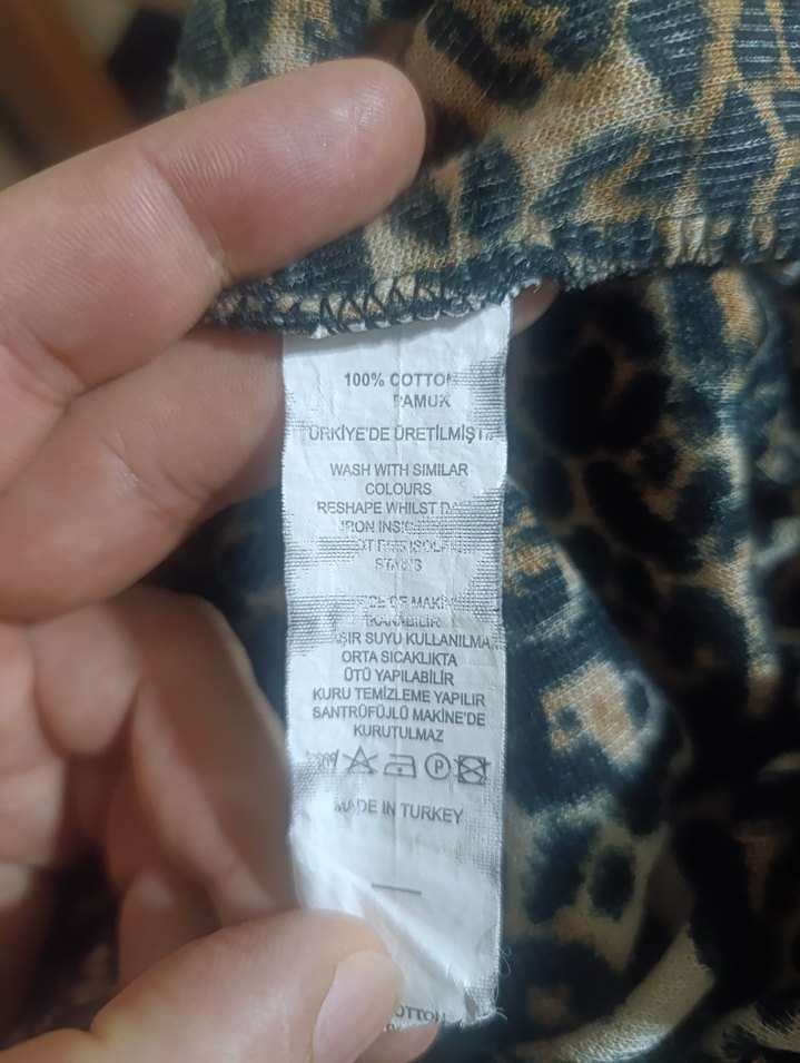 Kahverengi Leopar Desenli Kısa Kadın Ceket Sweatshirt - Görsel 4