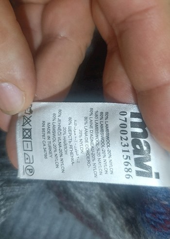 Bohem Gri Örgü Kadın Kazak - Görsel 4