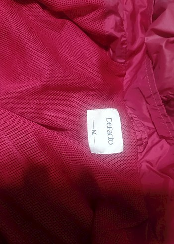 Bordo Parlak Kapüşonlu Kadın Ceket Yağmurluk - Görsel 4