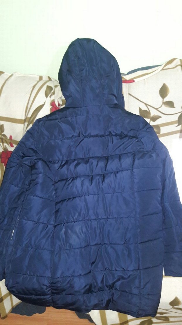 Kadin Polyester Kapjonlu Elyaf Mont Boy 80 Beden56 60 kol 66 - Görsel 3