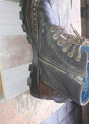 Kahverengi Deri Erkek Botları Hotic marka - Görsel 6