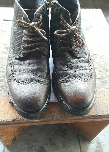 Kahverengi Deri Erkek Botları Hotic marka - Görsel 2