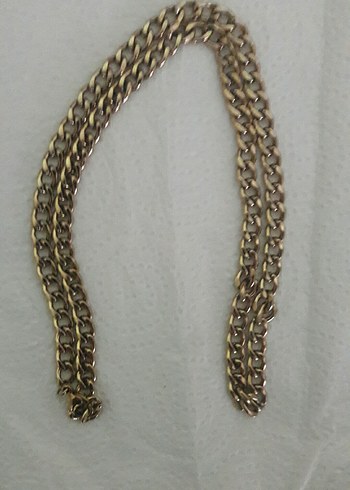 Uzun Altın Kaplama Celik Zincir - Görsel 11