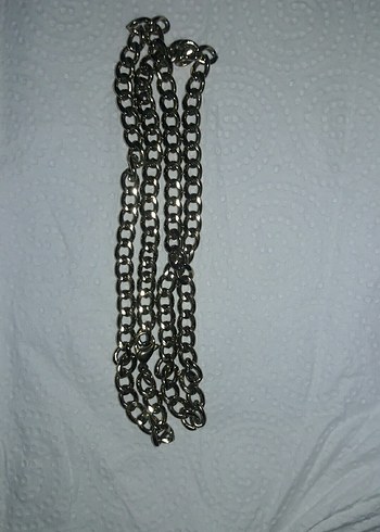 Uzun Altın Kaplama Celik Zincir - Görsel 13