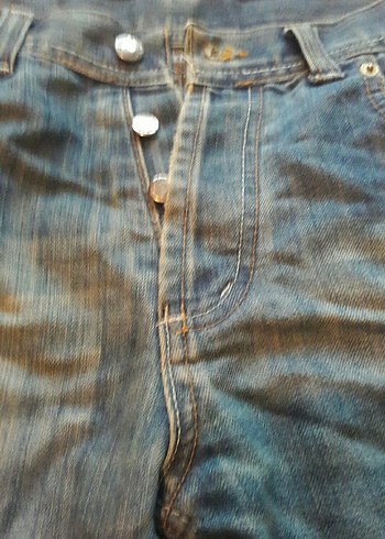 Gri Rahat Kesim Erkek Denim Pantolon - Görsel 5