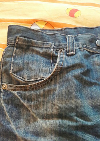 Gri Rahat Kesim Erkek Denim Pantolon - Görsel 3