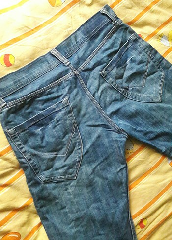 Gri Rahat Kesim Erkek Denim Pantolon - Görsel 8