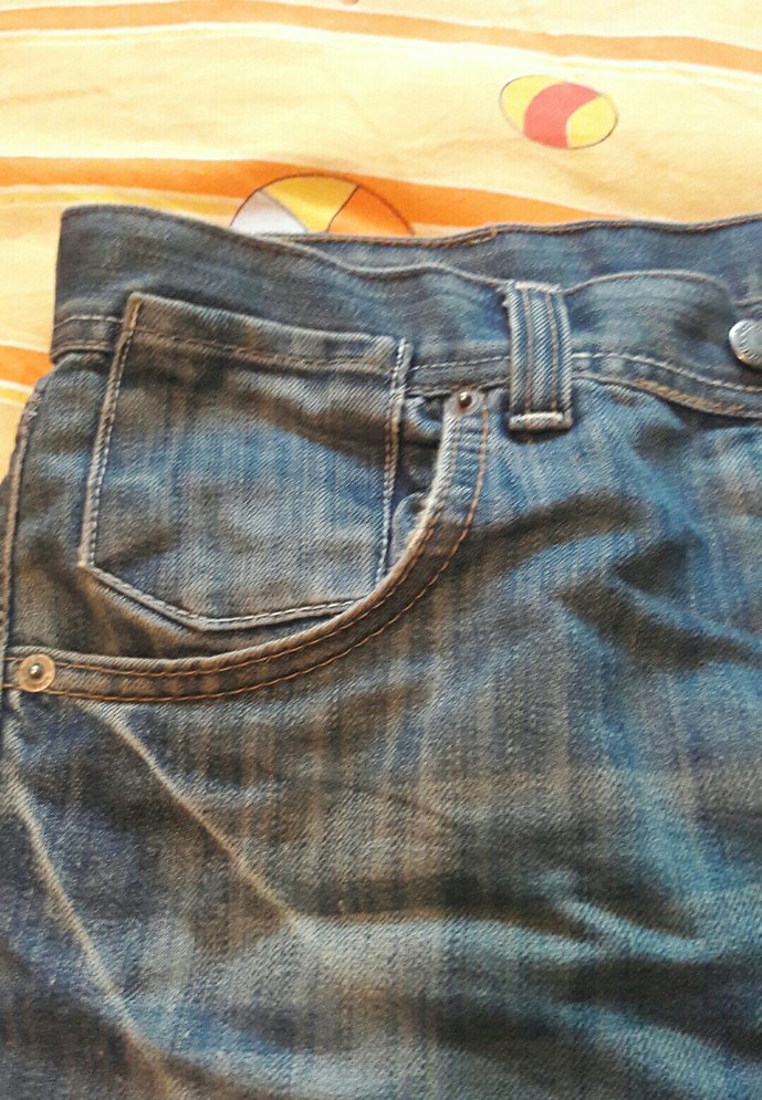 Gri Rahat Kesim Erkek Denim Pantolon - Görsel 3