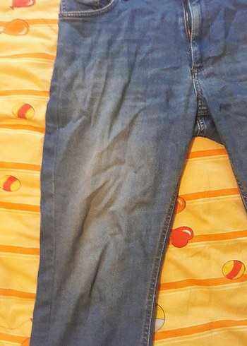 Mavi Bol Kesim Midi Denim Jean 31 40 - Görsel 5