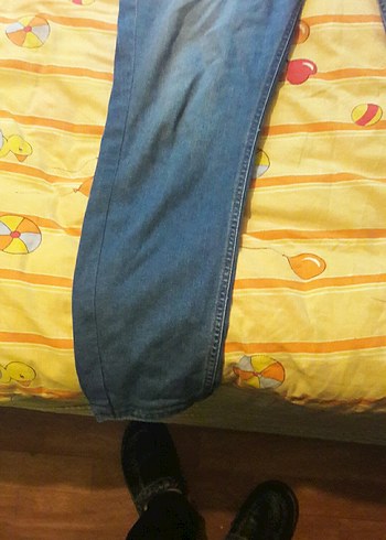 Mavi Bol Kesim Midi Denim Jean 31 40 - Görsel 4