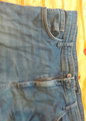 Mavi Bol Kesim Midi Denim Jean 31 40 - Görsel 8