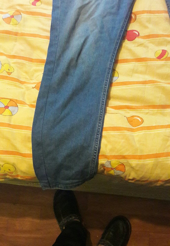 Mavi Bol Kesim Midi Denim Jean 31 40 - Görsel 4