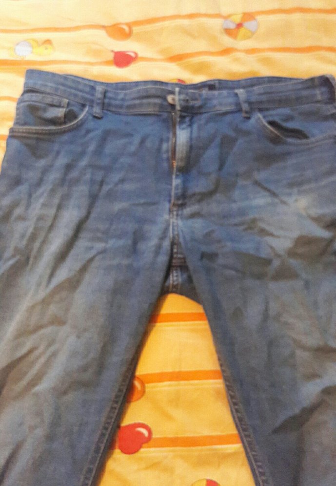 Mavi Bol Kesim Midi Denim Jean 31 40 - Görsel 2