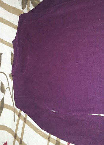 Bordo Erkek Uzun Kollu Pamuklu Tişört - Görsel 13