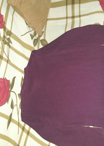 Bordo Erkek Uzun Kollu Pamuklu Tişört - Görsel 14