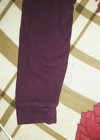 Bordo Erkek Uzun Kollu Pamuklu Tişört - Görsel 12