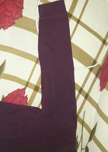 Bordo Erkek Uzun Kollu Pamuklu Tişört - Görsel 6