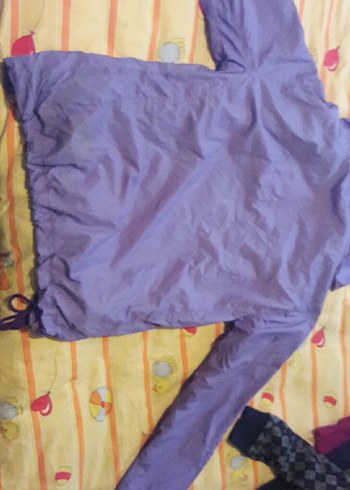 Mor Midi  Montu Fermuarlı kadin boy 64 bel 46 kol 72 49 - Görsel 6