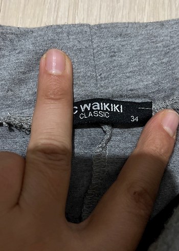 Gri Midi Hamile Eteği - Görsel 5