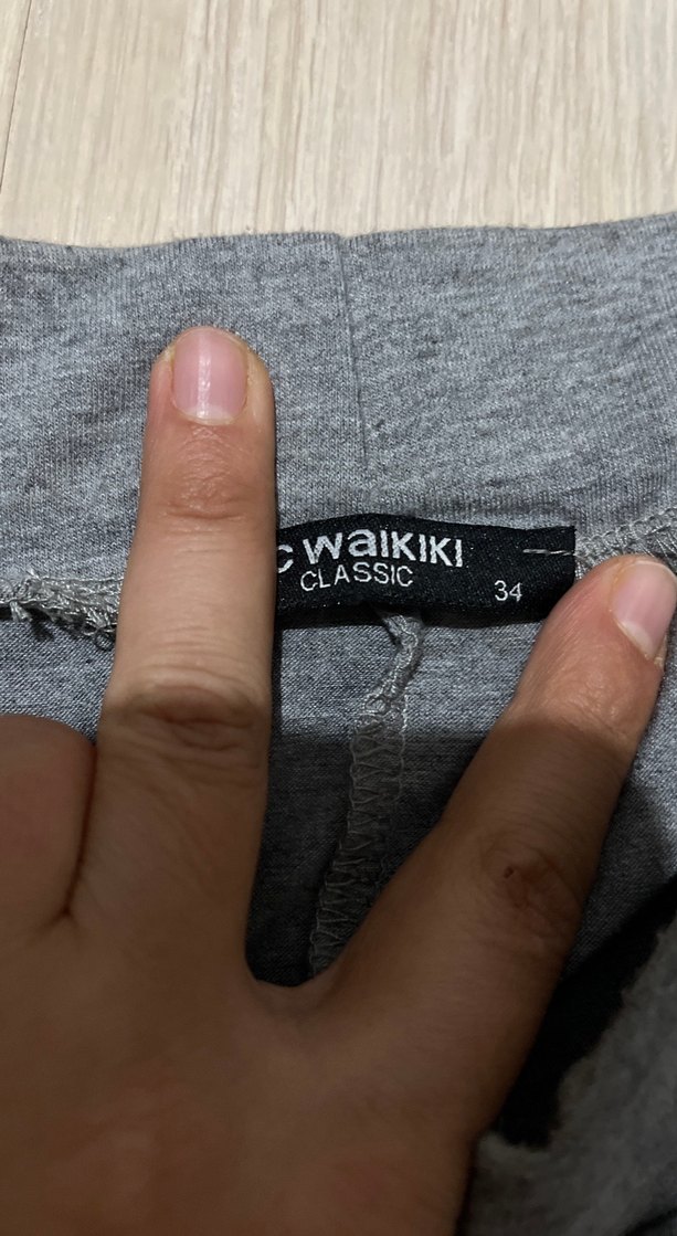 Gri Midi Hamile Eteği - Görsel 5