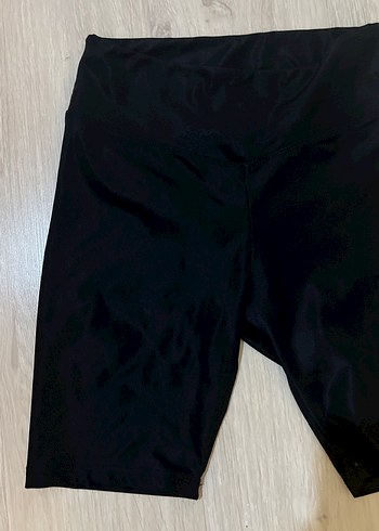 Siyah Basic Hamile Mini Şort - Görsel 2