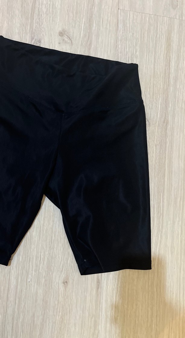 Siyah Basic Hamile Mini Şort - Görsel 3