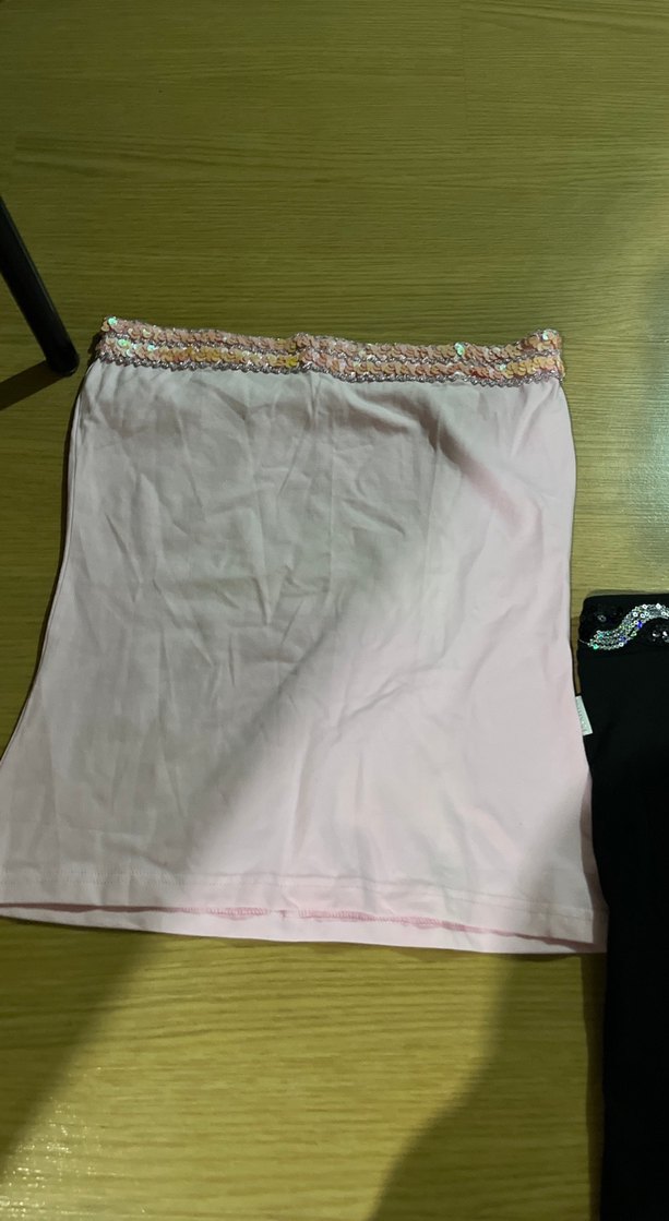 Pembe Midi Hamile Eteği - Görsel 2