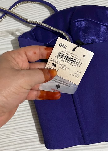 Mor Straplez Mini Büstiyer - Görsel 4