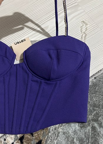 Mor Straplez Mini Büstiyer - Görsel 2