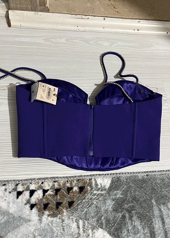 Mor Straplez Mini Büstiyer - Görsel 3