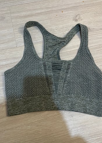 Gri Sporcu Sütyeni - Görsel 2