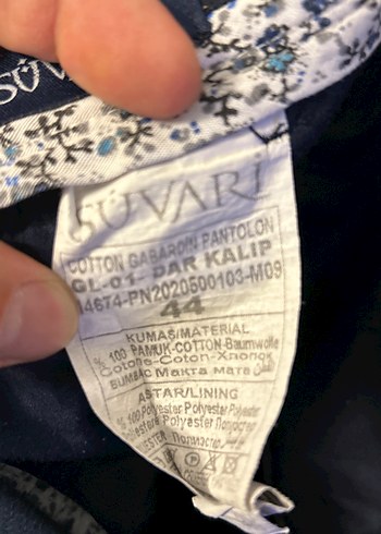 Erkek Koyu Mavi Denim Bol Kesim Pantolon - Görsel 3