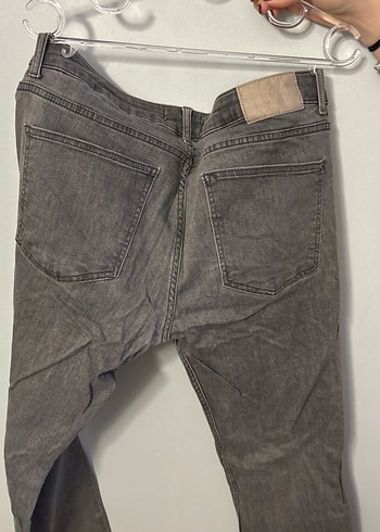 Gri Dar Kesim Erkek Denim Jean - Görsel 2